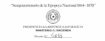 Paraguay's TP Decree in effect as of April 2021