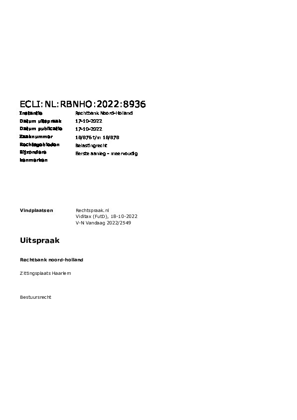 Netherlands vs tobacco b v october 2022 rechtbank noord holland