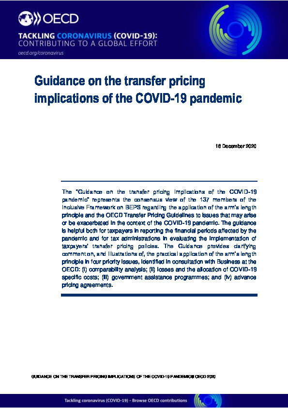 oecd transfer pricing guidelines